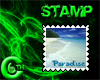 6C Paradise Stamp
