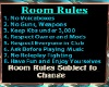 Room Rules Teal