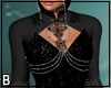 Black Lace Diamond Gown