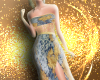 Golden Bloom Gown