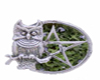 Silver Owl Pentacle 2