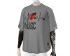 i love music shirt