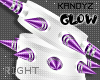 !K Spike Glow Purple R
