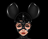 LatexBLKMouse Ears/Mask
