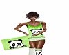 Green Panda Pillow v3