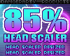 85% Head Scaler Resizer