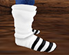 Black Stripe Sock Slouch