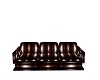 Choc Leather Couch