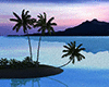 Dreamy Island Sunset