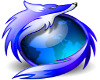Firefox Blue Silver