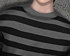 恐. Striped T-Shirt
