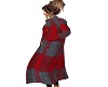 Grey/Red Long Coat/Gee