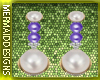Pearl Lavender Earrings
