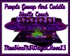 ~Purple LrgGrpSkulCouch~