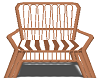 rattan chair brown