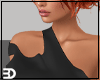 Black Side Tie Top