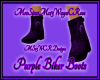 ~Purple Biker Boots~