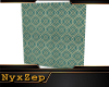 ! TEAL GOLD ACCENT WALL