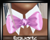 Pink Bunny Bow Collar