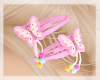 butterfly hairclips! ♡