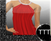 1m Red Flowy Sexy Dress