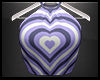 Hearts Purple Top