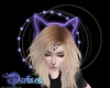 Purple Neon Cat Ears