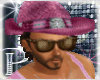 *P* straw pink hat