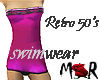{MR} Retro Pink Swimsuit