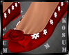 Red/W Flower  Flats