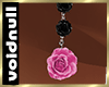 [V]Pink Flower Earrings