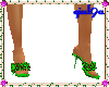 [BG] Green Diva Heels