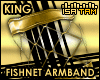 ! GOLD KING Armband #1