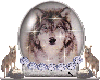 Wolf globe