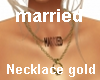 Married Necklace Gold