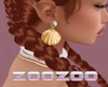 Z Seashell Earrings