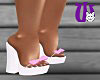 Blossom Bow Heels pink