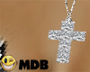 ~MDB~ DIAM. CROSS NECKL.