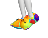 COLORFUL BEAR SLIPPERS F