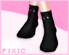 Cat Socks Black