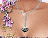 [S]Black Heart Necklace