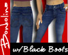Blue Jeans w/black boots