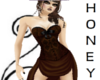 *h* Brown Gothic Dress