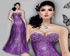 Purple Spark Dress