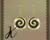 Kira Earrings Gold Black