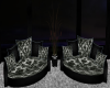 Gray-Scale Corner Chairs