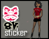 FreeStyle Girl Sticker