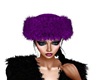 Purple Fluffy Hat 