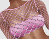 CA Pink Crochet Top