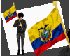 Hold Flag Ecuador LM